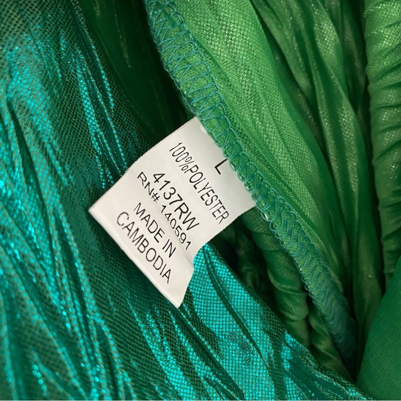 CQ by CQ Metallic green jumpsuit - Picture 14 of 15
